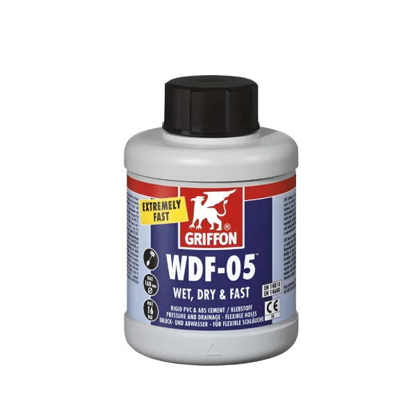 Griffon Wdf – 0,25 PVC ljepilo 250 ml, sa četkom za fleksibilna crijeva-Griffon Wdf
