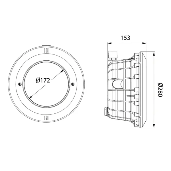 Svijetlo VA origled 16W12V, bijela, za foliju