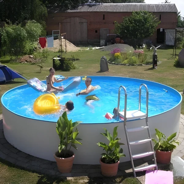Montažni ugradbeni bazen - okrugli, dubina 1,20m